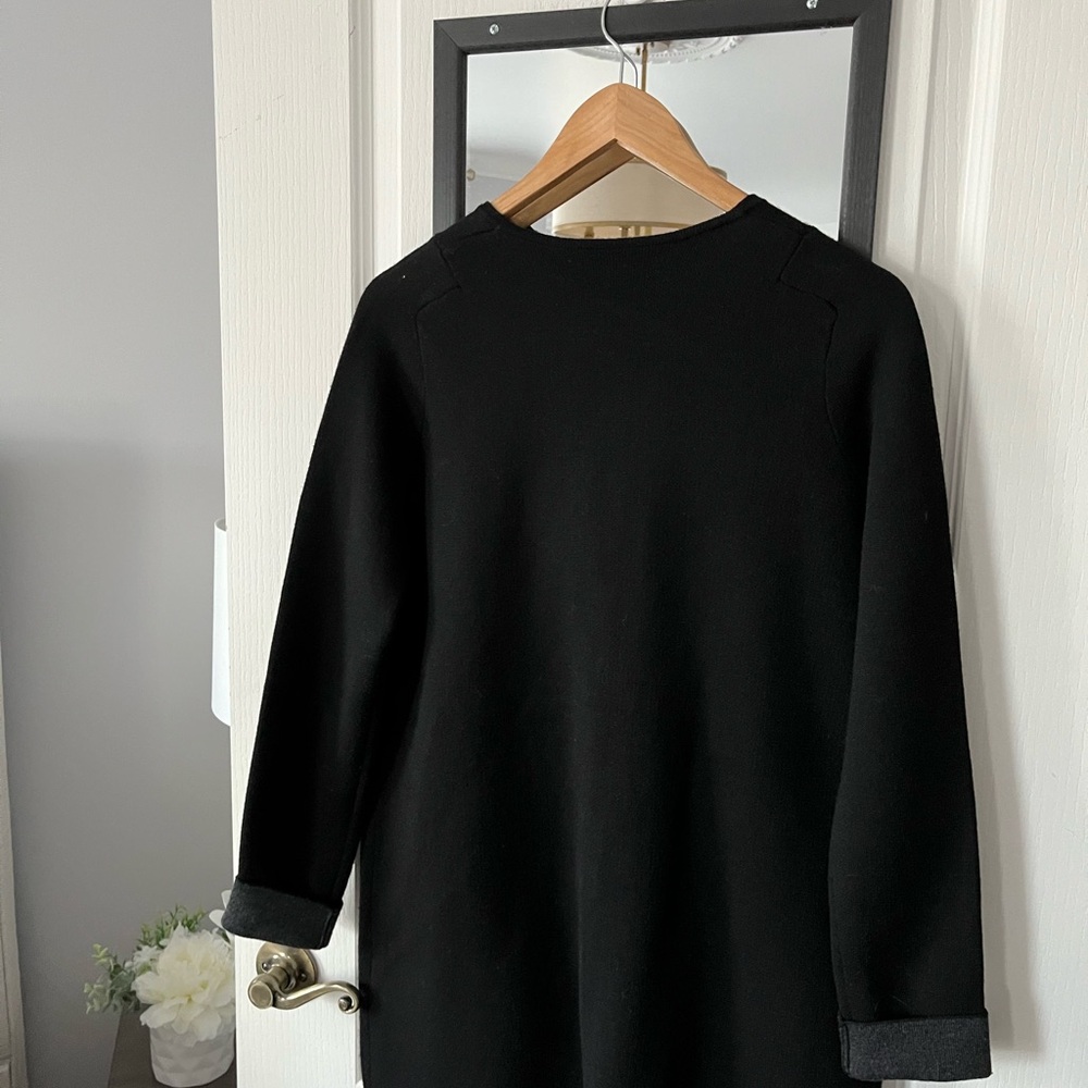 Black long cardigan no brand - Picture 4 of 6